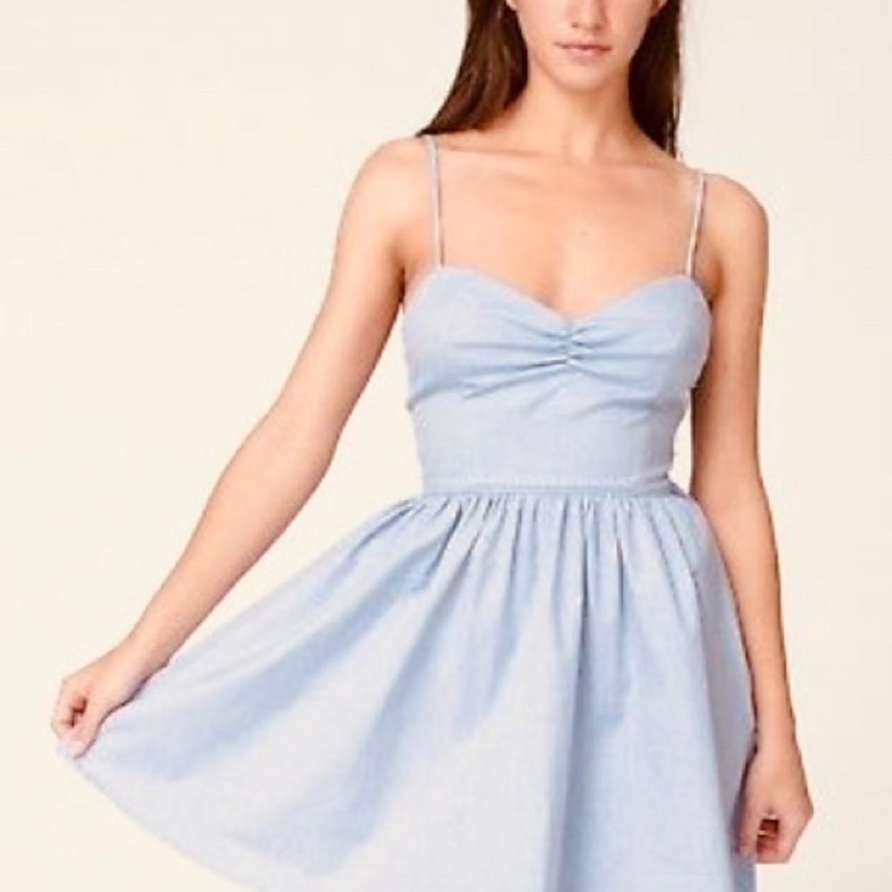 ❣️SOLD❣️American Apparel cotton chambray dress